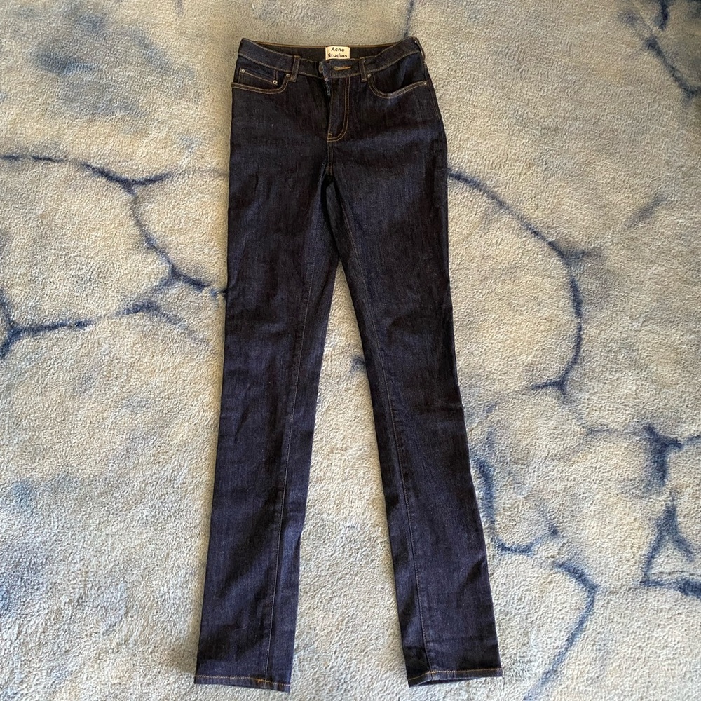 Size 28 acne dark wash jeans